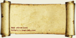 Jelisaveta Bjelonić vizit kartica